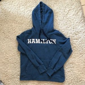 Blue Hamilton College Hoodie!